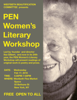 PEN Women's Literary Workshop 