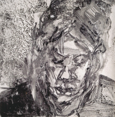 ANTHONY MARTINO Portrait of Ann 2015 lithograph 8 x 8 inches