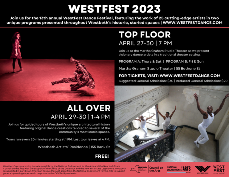 WESTFEST 2023 ALL OVER AND TOP FLOOR Westbeth