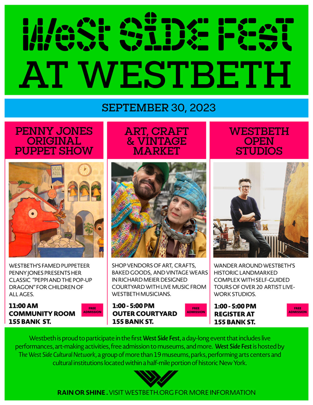 West Side Fest! Westbeth joins in celebrating the West Side of