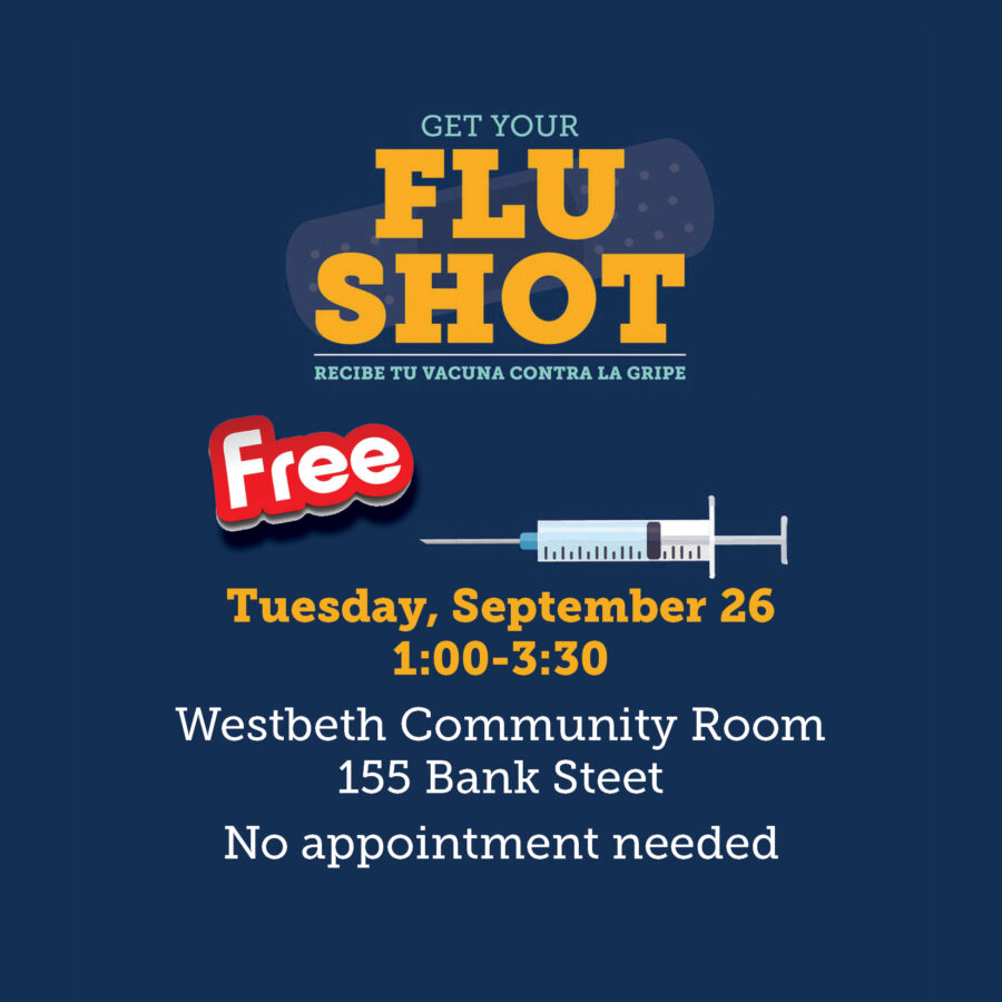 Free Flu Shot : No appointment needed | Westbeth