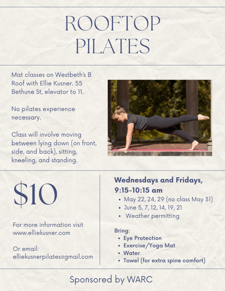 Rooftop Pilates with Ellie Kusner on Westbeth Roof | Westbeth